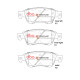DBA brakes DBA Brake Pads Xtreme Performance, Front Axle DB1698XP | races-shop.com