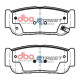 DBA brakes DBA Brake Pads Street Series Ceramic, Rear Axle DB1673SS | races-shop.com