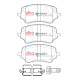DBA brakes DBA Brake Pads Street Performance, Front Axle DB15097SP | races-shop.com