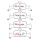 DBA brakes DBA Xtreme Performance front brake pads DB15060XP | races-shop.com