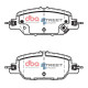 DBA brakes DBA Brake Pads Street Series Ceramic, Rear Axle DB15054SS | races-shop.com