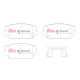 DBA brakes DBA Xtreme Performance front brake pads DB15012XP (ECE R90) | races-shop.com