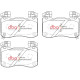 DBA brakes DBA Xtreme Performance front brake pads DB15003XP (ECE R90) | races-shop.com
