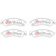DBA brakes DBA Brake Pads Xtreme Performance, Front Axle DB1353XP | races-shop.com