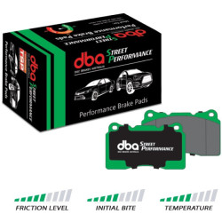 DBA Brake Pads Street Performance, Front Axle DB1342SP