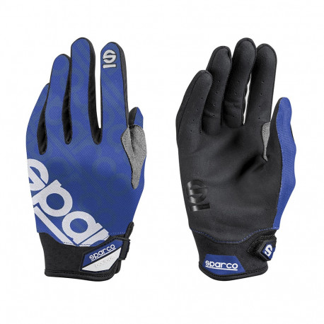 Gloves Mechanic gloves Sparco MECA-3, blue | races-shop.com