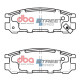 DBA brakes DBA Brake Pads Street Series Ceramic, Rear Axle DB1186SS | races-shop.com