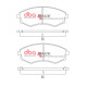DBA brakes DBA Brake Pads Race Performance DB1167RP | races-shop.com