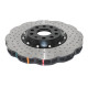 DBA brakes DBA 5000 series Crossed Drilled & Dimpled Black Hat DBA52808WBLKXD (2 pcs) | races-shop.com