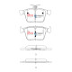 DBA brakes DBA Brake Pads Street Series, Rear Axle DB2415SS | races-shop.com