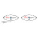 DBA brakes DBA Brake Pads Street Series Ceramic, Front Axle DB2383SS | races-shop.com