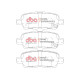 DBA brakes DBA Xtreme Performance rear brake pads DB2340XP | races-shop.com