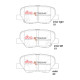 DBA brakes DBA Brake Pads Xtreme Performance, Rear Axle DB2294XP | races-shop.com