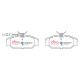 DBA brakes DBA Brake Pads Street Series Ceramic, Front Axle DB2029SS | races-shop.com
