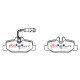 DBA brakes DBA Brake Pads Street Series Semi-metallic, Rear Axle DB1966SS | races-shop.com