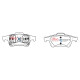 DBA brakes DBA Brake Pads Street Series Ceramic, Rear Axle DB1665SS | races-shop.com