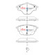 DBA brakes DBA Brake Pads Street Series, Rear Axle DB15165SS | races-shop.com