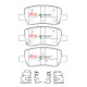 DBA brakes DBA Brake Pads Street Performance, Rear Axle DB15072SP | races-shop.com
