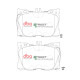 DBA brakes DBA Brake Pads Street Performance, Front Axle DB15062SP | races-shop.com