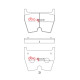 DBA brakes DBA Race Performance front brake pads DB15005RP | races-shop.com