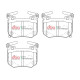 DBA brakes DBA Brake Pads Street Performance, Rear Axle DB15004SP | races-shop.com