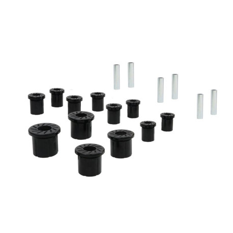 Whiteline sway bars and accessories Whiteline REV161.0004 REAR LEAF SPRING AND SHACKLE BUSHING WITH MOULDED SHACKLES | races-shop.com