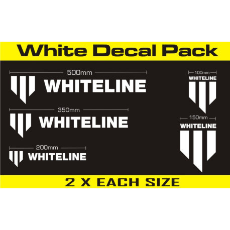 Whiteline sway bars and accessories WHITELINE decals, KWM004 | races-shop.com