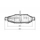 Replacement catalytic converters Universal resonator RACES - flat 45 mm | races-shop.com
