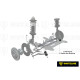 Whiteline sway bars and accessories Whiteline KCA473 Radius Arm Lower Bushing Kit-Double Offset | races-shop.com