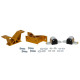 Whiteline sway bars and accessories Whiteline KBR21-22 Sway Bar Mount Kit 22mm | races-shop.com