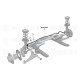 Anti-roll bars and links Whiteline BWF18Z Sway Bar 22mm 2 Point Adjustable | races-shop.com