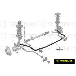 Whiteline BTF7 Sway Bar 22mm Non Adjustable