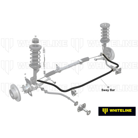 Anti-roll bars Whiteline BMF9Z Sway Bar 24mm 4 Point Adjustable | races-shop.com