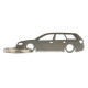 Car-Shapes keychains Audi A4 B6 wagon stainless steel keychain | races-shop.com