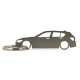 Car-Shapes keychains BMW 1 series F20 5d stainless steel keychain | races-shop.com