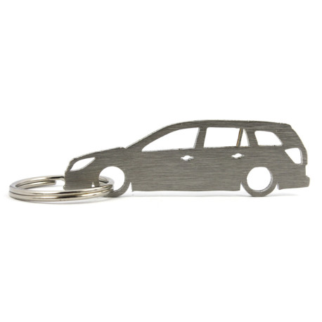 Car-Shapes keychains Opel Astra H wagon stainless steel keychain | races-shop.com