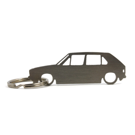 Car-Shapes keychains VW Volkswagen Golf MK1 5d stainless steel keychain | races-shop.com