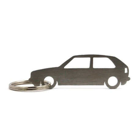 Car-Shapes keychains VW Volkswagen Golf MK2 3d stainless steel keychain | races-shop.com
