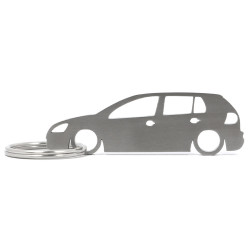 VW Volkswagen Golf MK5 5d stainless steel keychain