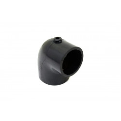 Rubber elbow reducer Simota 90° - 62mm to 76mm with 8mm output