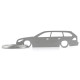 Car-Shapes keychains BMW 5 series E61 wagon stainless steel keychain | races-shop.com