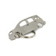 Car-Shapes keychains Fiat Panda III stainless steel keychain | races-shop.com
