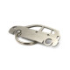 Car-Shapes keychains VW Volkswagen Polo 9N3 5d stainless steel keychain | races-shop.com