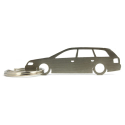 Audi A6 C5 wagon stainless steel keychain