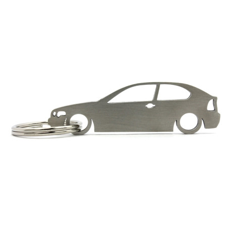 Car-Shapes keychains BMW 3 series E46 compact stainless steel keychain | races-shop.com