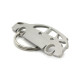 Car-Shapes keychains Ford Focus MK3 5d stainless steel keychain | races-shop.com