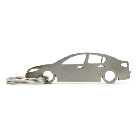 Car-Shapes keychains Mazda 3 BK sedan stainless steel keychain | races-shop.com