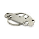 Car-Shapes keychains Mazda 3 BK sedan stainless steel keychain | races-shop.com