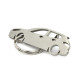 Car-Shapes keychains Mazda 3 BL 5d stainless steel keychain | races-shop.com