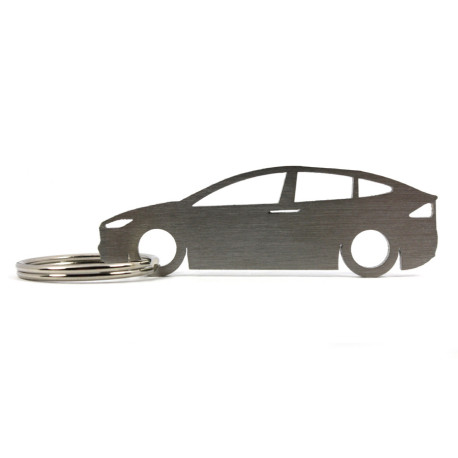 Car-Shapes keychains Tesla Model X stainless steel keychain | races-shop.com
